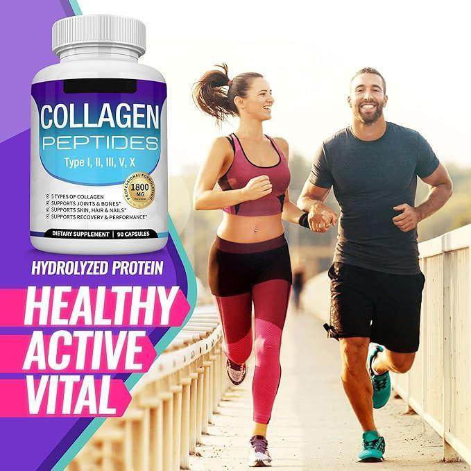 In-Stock Tk Amazon Cross-Border Bestseller 90 Collagen Capsules Collagen