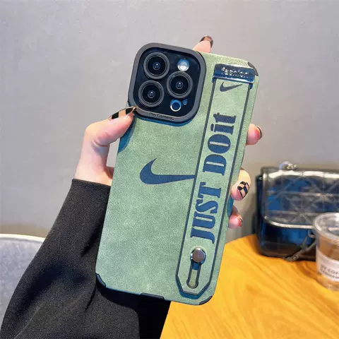 Nike Just Do It Phone Cases Covers Wrist Hand Band Strap Sporty Trendy Fashionable Plus/Pro/Max – iPhone 16, iPhone 15, iPhone 14, iPhone 13,
