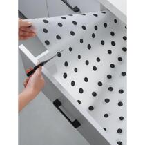 Food grade extra thick drawer cabinet wardrobe desk dining table mat protective mat polka dot mat kitchen waterproof and oil-proof sticker