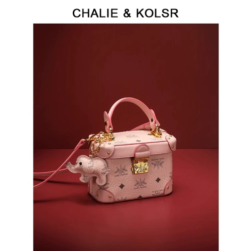 CHALIE&KOLSR Сумка для телефона, сумка через плечо, из натуральной кожи, тренд сезона