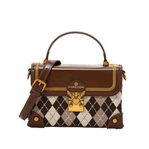 Chalie & Kols в этом году популярные сумки Rombus Box 2024 Новая высококачественная ретро -квадратная сумка