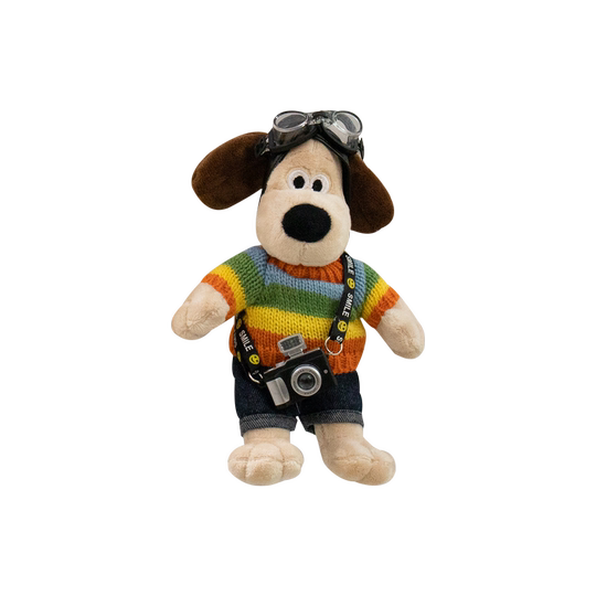 厨师狗小狗公仔可爱冰箱贴磁贴3d立体卡通磁性毛绒仿真装饰侧面