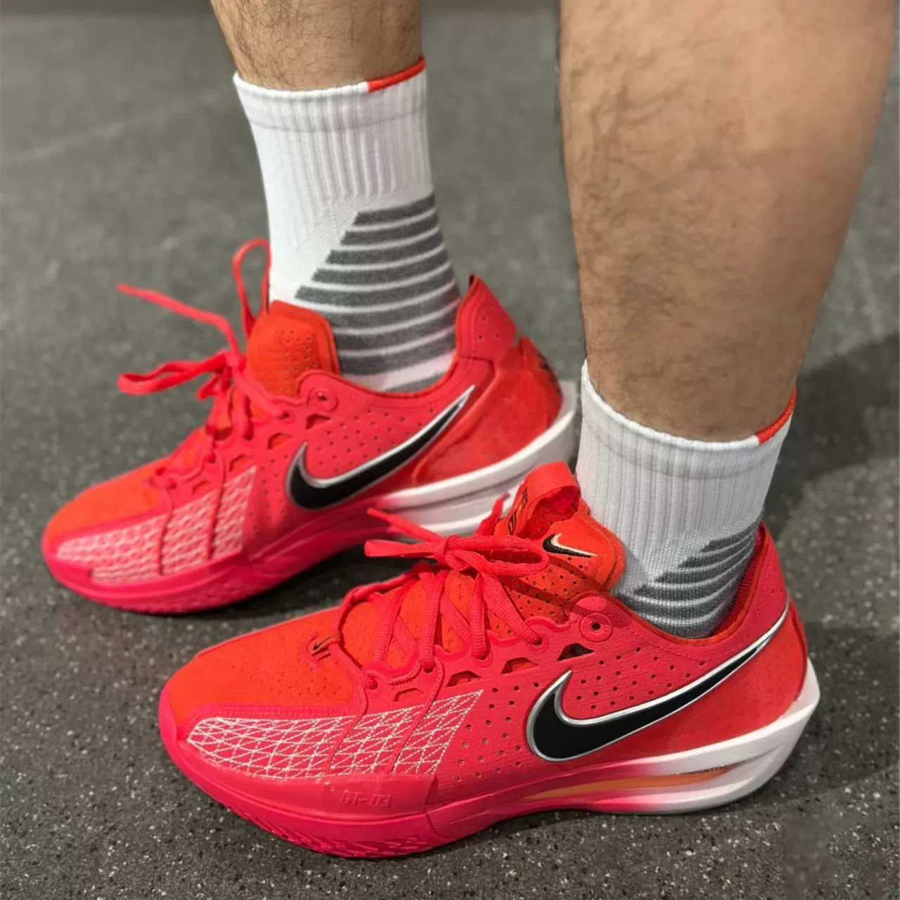 Nike Zoom GT cut3 износостойкие нескользящие ударопоглощающие мужские баскетбольные кроссовки DV2918 HQ3454