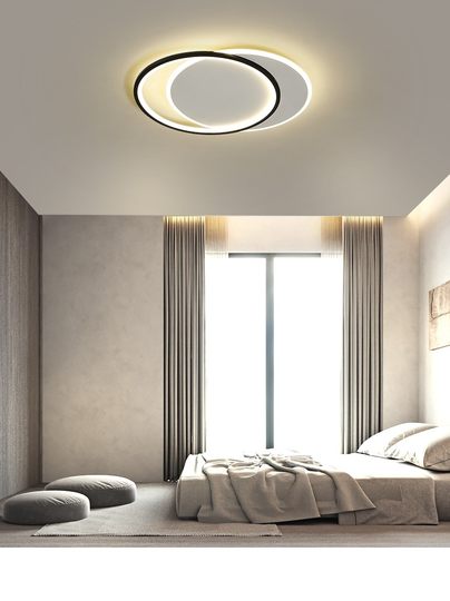 2022 new modern minimalist minimalist bedroom lamp living room led ceiling lamp whole house round lamp combination package