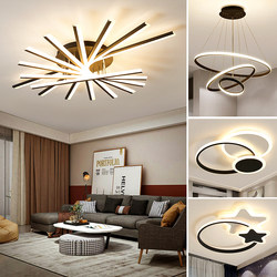 The main light of the living room is modern and light luxury LED ceiling lighting decoration atmosphere simple Guangdong Zhongshan lighting combination whole house package