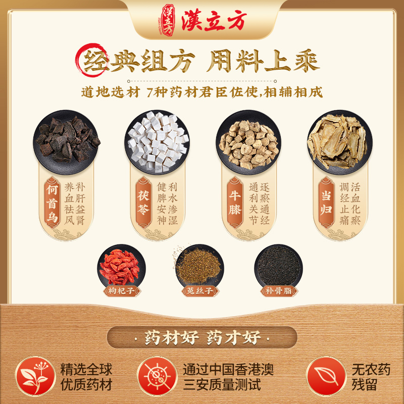 七宝美髯丹:千年古方护佑肾脏与秀发