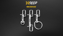 XDEEP NX series off-axis advanced single-head hook double-head hook American standard AISI316 marine nickel-molybdenum stainless steel