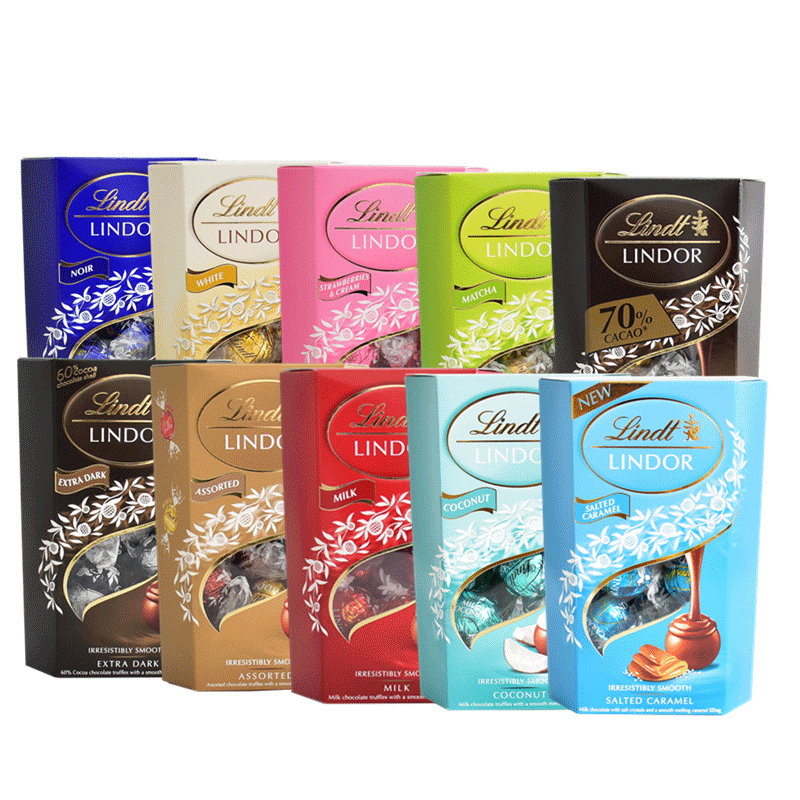 Lindor Swiss Lotus Imported Soft Heart Milk Chocolate Ball 200g Net Red Snacks Teacher's Day Accompanying Gift Box