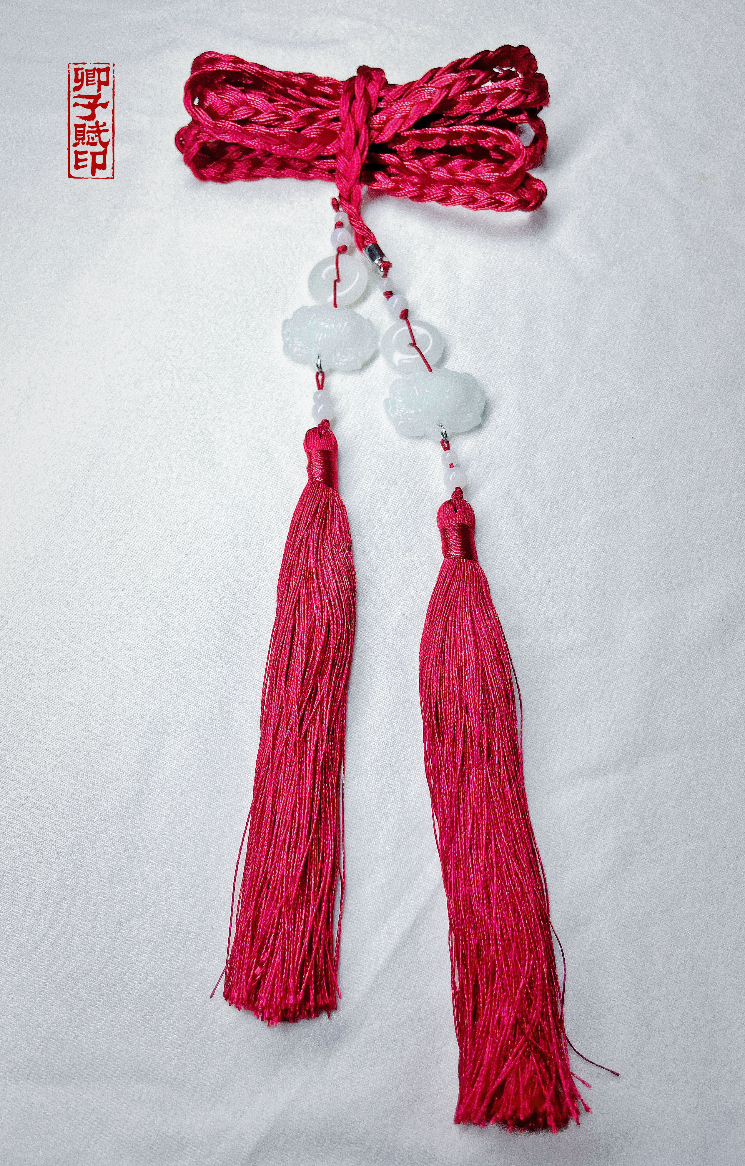 Qingzifu Children's Clothes Hanfu Accessories Belt Palace Tape Boys and Girls Universal Tang, Song and Ming Children's Ancient Costume Belt Accessories