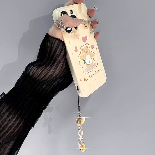 Брендовый мобильный телефон, защитный чехол, дизайнерский ремешок, свежий браслет из бисера, наушники, вожжи поводок, барсетка, украшение на сумку, аксессуар, изысканный стиль, тренд сезона