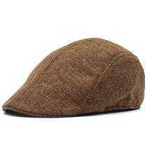 Mens Flat Cap for Women Ivy Cotton Soft Fit Newsboy Summer D