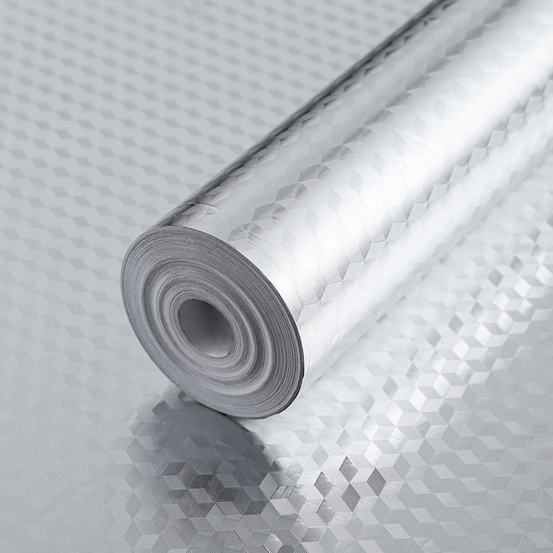 10 meters thickened kitchen stickers waterproof and oil-proof self-adhesive tinfoil paper resistant to high temperature and moisture-proof aluminum foil wallpaper cabinet stove