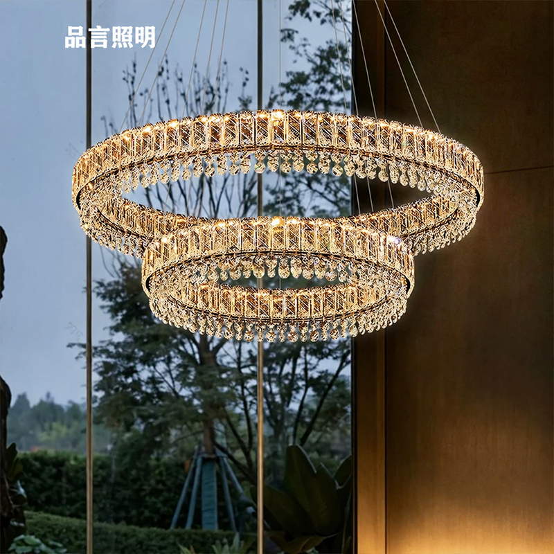 Italian-Style Light Luxury Crystal Chandelier for Living Room, Modern Light Luxury with a High-End Feel, Main Light for Villa Lobby, Bar Counter, and Dining Room Italian-Style Light Luxury Crystal Chandelier for Living Room, Modern Light Luxury with a High-End Feel, Main Light for Villa Lobby, Bar Counter, and Dining Room
