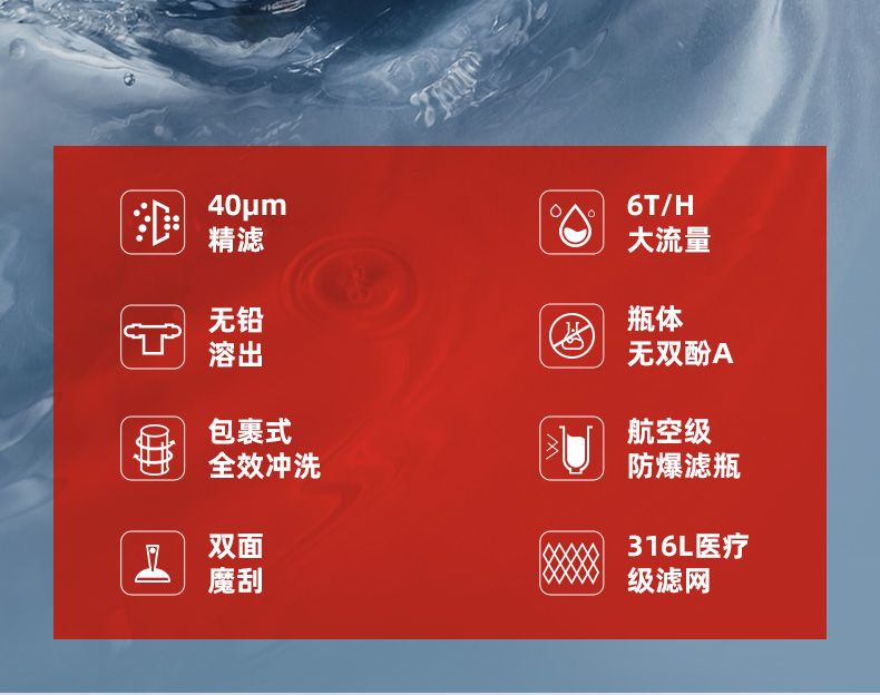 霍尼韦尔 虹吸反冲洗+磨刮 前置过滤器 6T/h大通量 图5