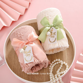 结婚毛巾伴手礼伴娘礼物婚庆纯棉毛巾公司活动开业年会公司小