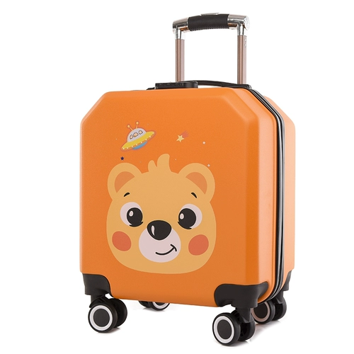 Портативный мультяшный чемодан подходит для мужчин и женщин, 18 дюймов