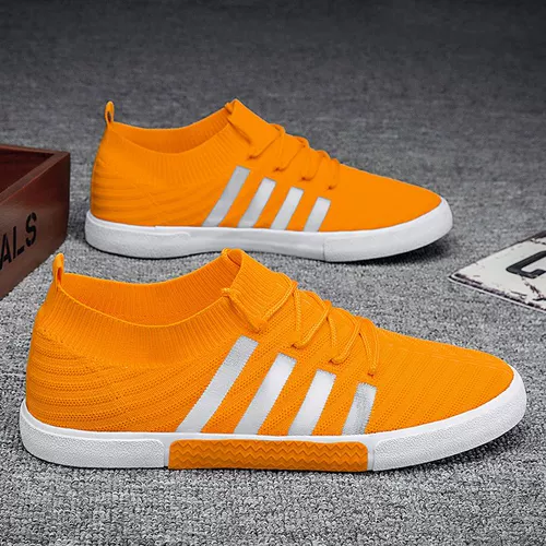 Летняя обувь, дышащие модные универсальные тканевые кроссовки для отдыха, в корейском стиле