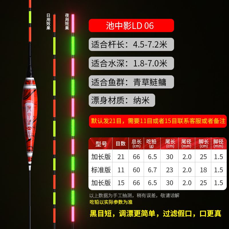 Day and night Dual-purpose large objects luminous adrift with eye-catching and coarse electronic drifting with giant objects drifting green fish floating and floating fish rafting
