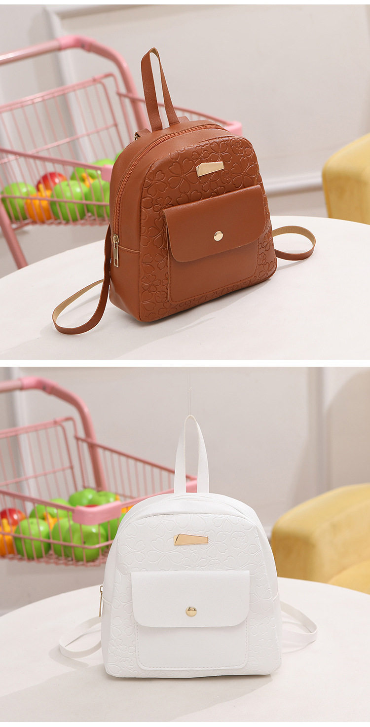 рюкзак None Other Mini Backpack Women PU Leather Shoulder Bag For Teenage Girl