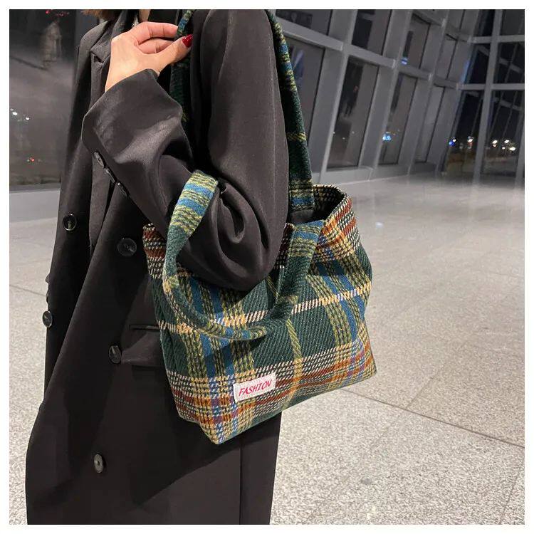 Седло мешок tote women's bag shoulder wool shopper bags for women large OTHER