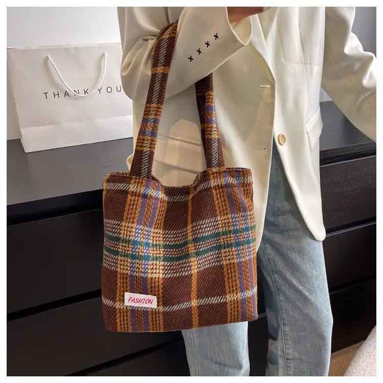Седло мешок tote women's bag shoulder wool shopper bags for women large OTHER