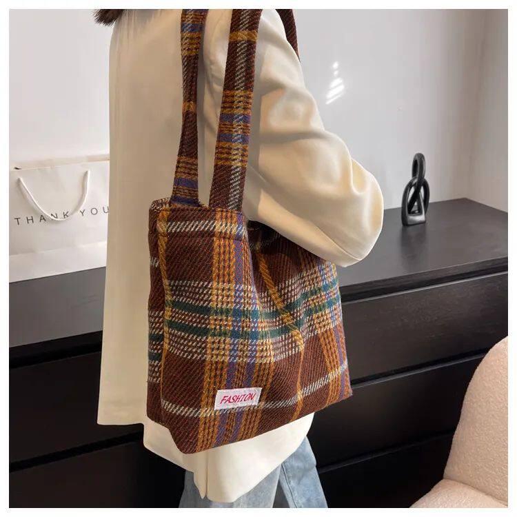 Седло мешок tote women's bag shoulder wool shopper bags for women large OTHER