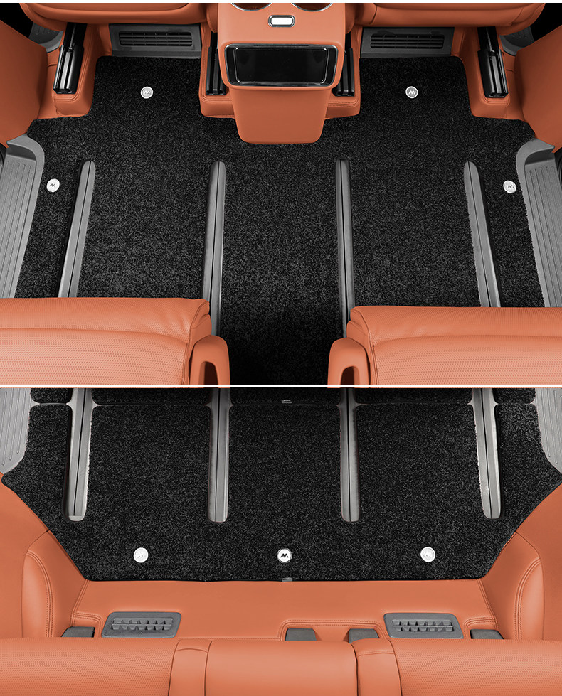 Suitable for Zhijie V9R7S7, original car color, custom-made 360-degree aviation soft Nappa leather full-cover car floor mats