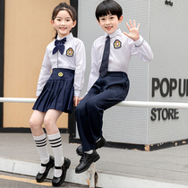 New Years Day Childrens choral suit for primary and middle school students Poetry Recital Performance Suit Kindergarten Graduation Photo Class School Uniform Suit