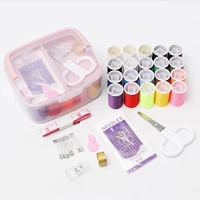 Двойная розовая коробка с розовой иглой (26 штук)