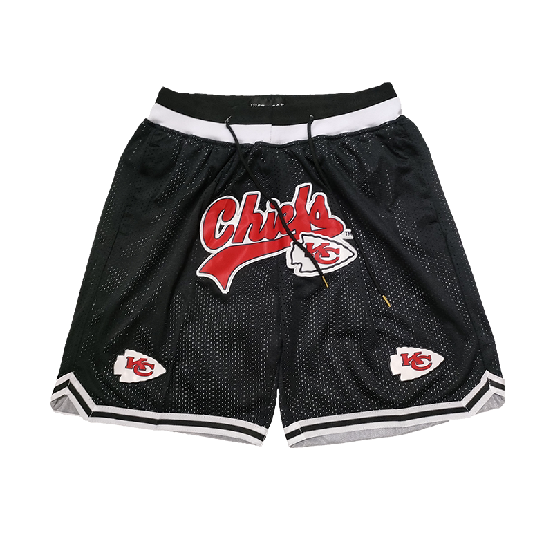 Sports Shorts Rugby League Shorts Kansas Chief Embroidered Loose Sports Pants Summer Goods