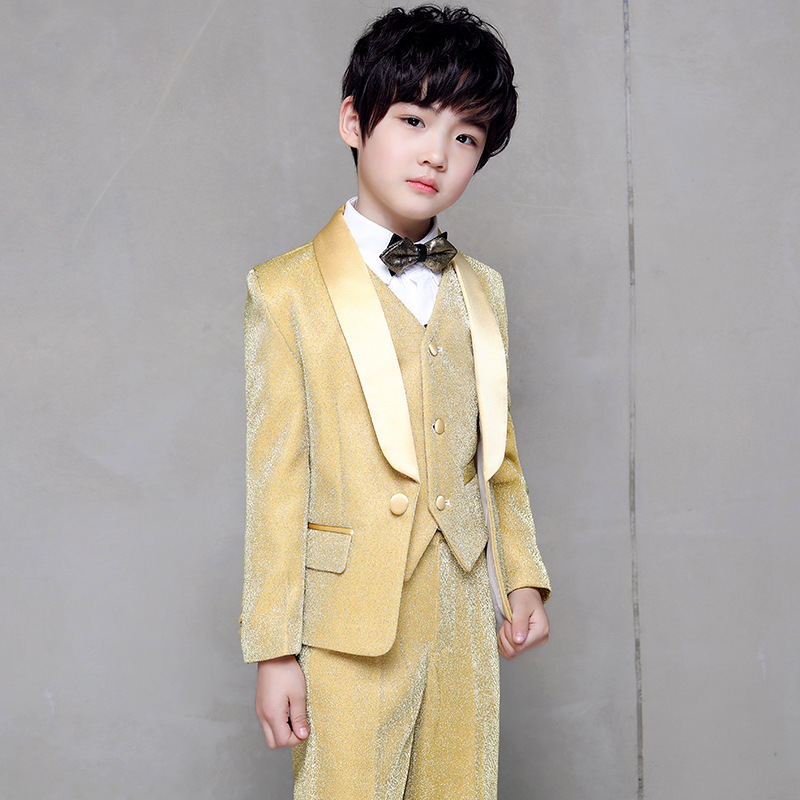 Children's suit suit male treasure primary school students chorus performance clothing recitation piano performance dress boy small suit summer