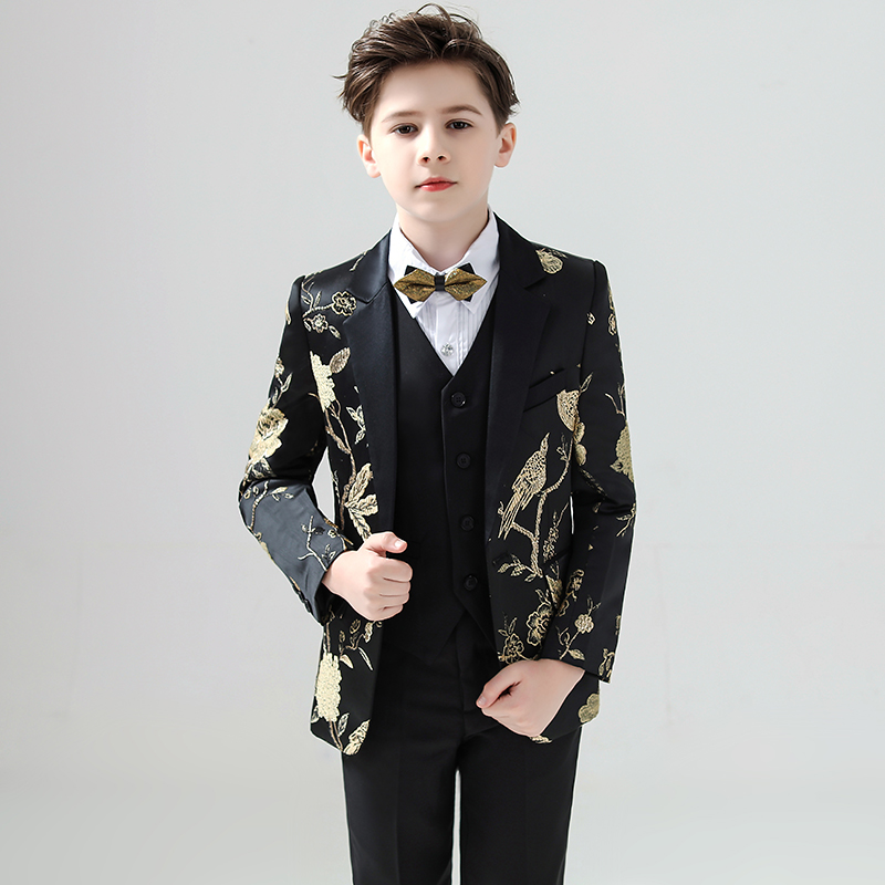 Children's suit boy dress flowerboy English wind boy model show piano show piano show suit little suit