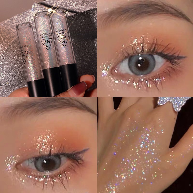 France Lanqi Liquid Eye Shadow Crystal Flash Powder not Lingering Blue Thin Shiny Films Official Flagship Store
