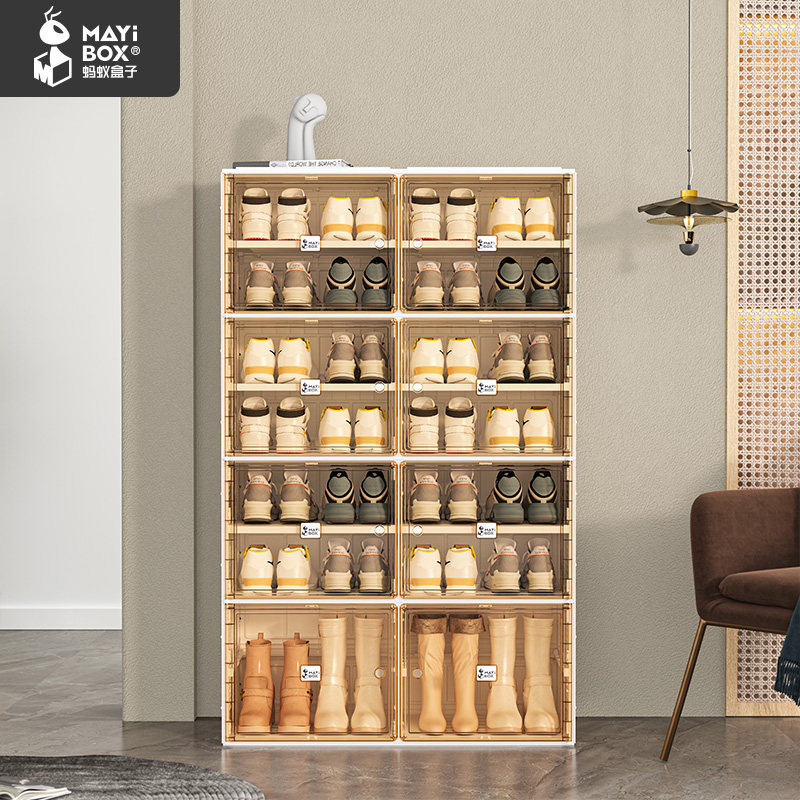Ant Box Simple Shoe Cabinet Home Light Lavish Multilayer Minimalist Dust Doorway Provincial Space Dormitory Containing Shoe Rack-Taobao