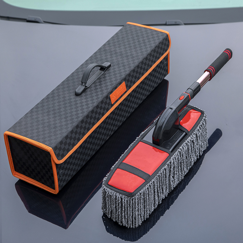 Car wipe car mop dust dust dust dust dust cleaning tool sweep dust car with scaling brush wash car soft hair