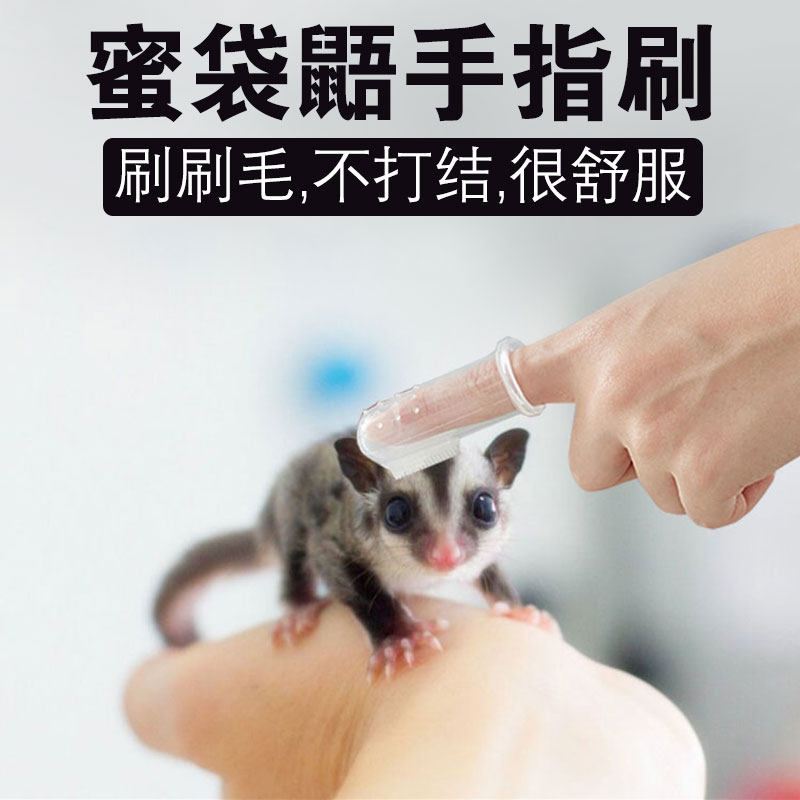 Honey bag glider comb honey quoll Xiaomi anti-bite hamster silicone finger sleeve interactive close toy guinea pig comb