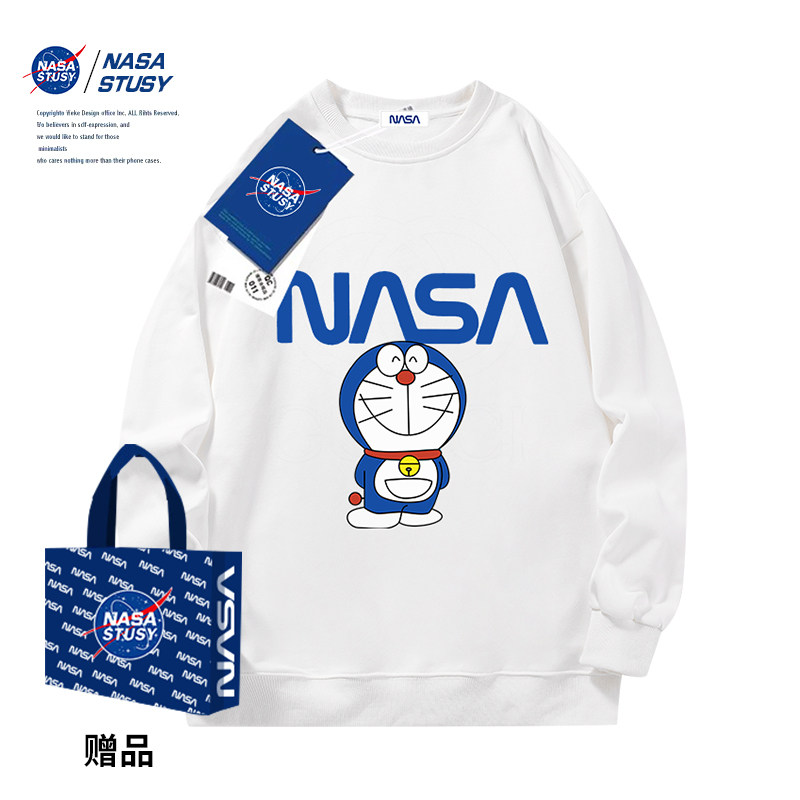 Spring and autumn round neck sweater men's loose 2022 new long-sleeved T-shirt trendy all-match large size couple capless top