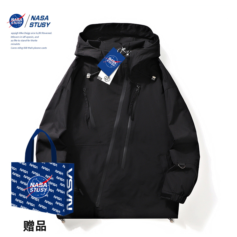 Nasa Stusy American Outdoor Style 2026 Spring and Autumn New Men's Cool Jacket Workwear Windbreaker Coat