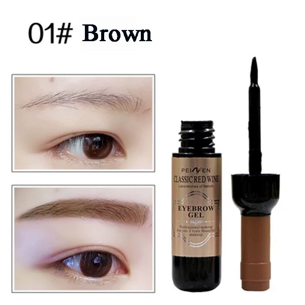 Гель для бровей‑тату Shadow, 1 г водостойкий стойкий тинт для бровей, Brown/Coffee/Gray