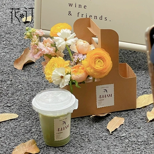 Кофейная портативная подарочная коробка, кожаная упаковка, популярно в интернете