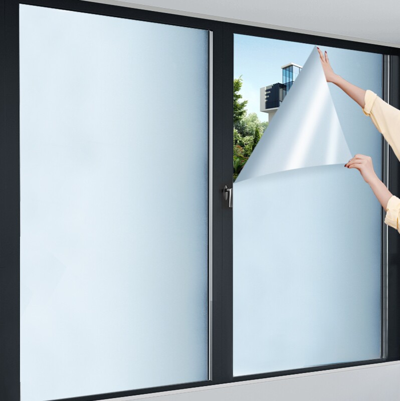 Frosted glass sticker anti-peeping full shading toilet window anti-peeping frosted glass film anti-peeping window sticker