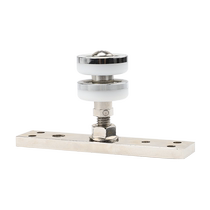 Aluminum alloy folding doors and windows universal hanging wheel complete set of hardware accessories balcony partition door sliding wooden door hanging sliding track