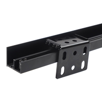 Ghost door extremely narrow overlapping invisible track bedroom kitchen partition double buffer slide rail hanging pulley hardware accessories