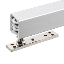 (30kg) Milk tea shop left and right folding window track solid wood frame sliding window universal hanging wheel complete set of hardware accessories