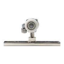 Kitchen folding door without lower track hardware linkage folding window accessories partition hanging sliding sliding wooden door sliding door pulley