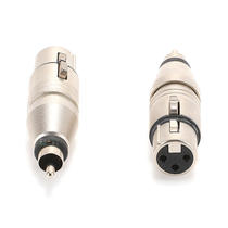 NEUTRIK NA2FPMM XLR female to Lotus RCA male balanced to unbalanced original head