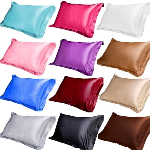 Silk Satin Pillowcase Pillow Cover Pillows Case decoration