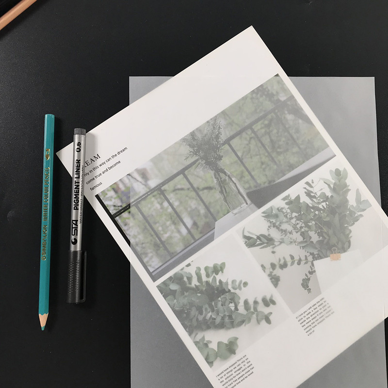 Sulfuric acid paper pen self-adhesive copying paper a4 tracing paper 16k practicing calligraphy paper transparent paper copy paper calligraphy special paper