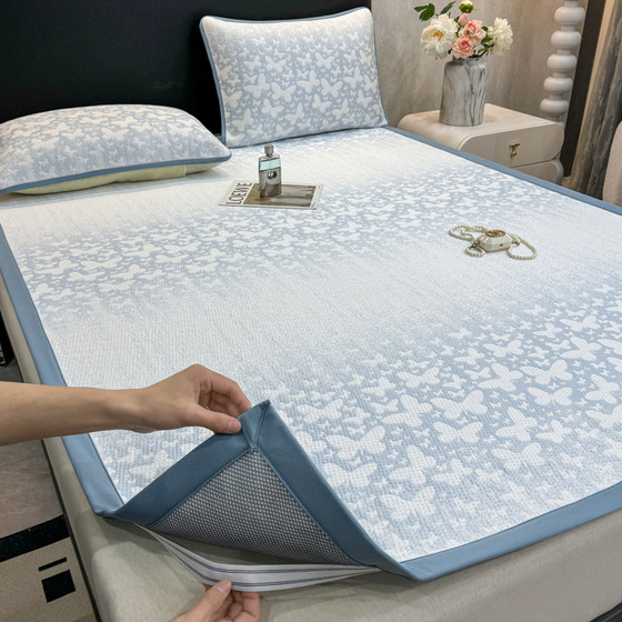 Ice Silk Cooling Mat Summer Ice Bean Cooling Bed Sheet Summer Cooling Pad A-Grade Maternal and Infant Grade 2026 New Soft Mat Machine Washable