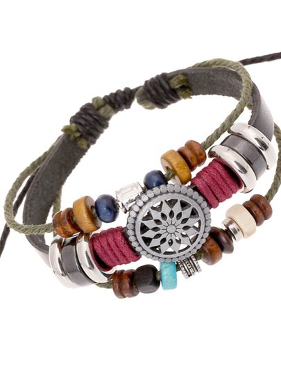 Soul Collision European and American couple braided bracelet ins niche design men women hip hop